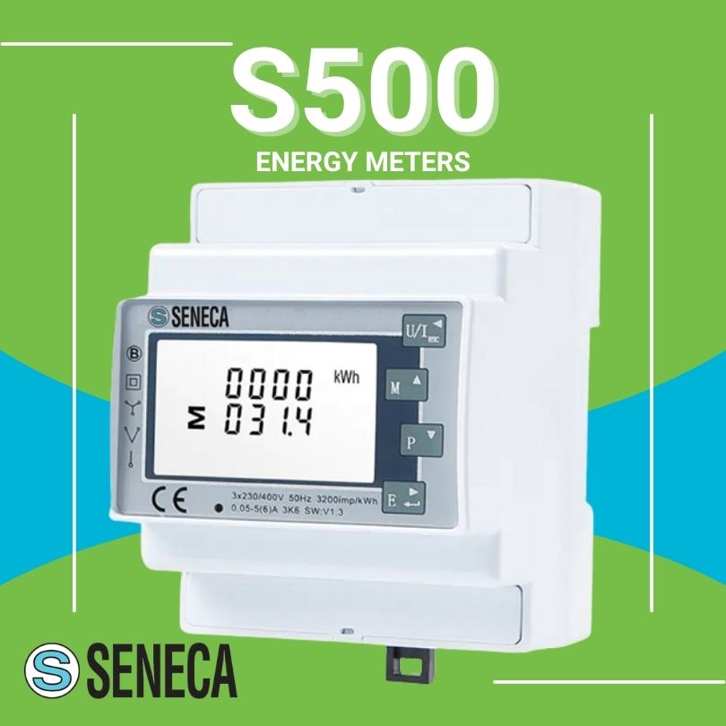 Jaunie SENECA S500 sērijas enerģijas skaitītāji