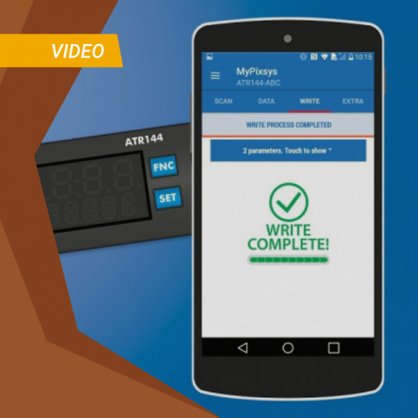 VIDEO: Pixsys ATR144 configuration with NFC using hysteresis application