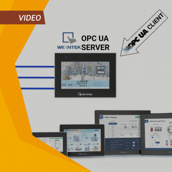 How to create OPC UA server with HMI panel?