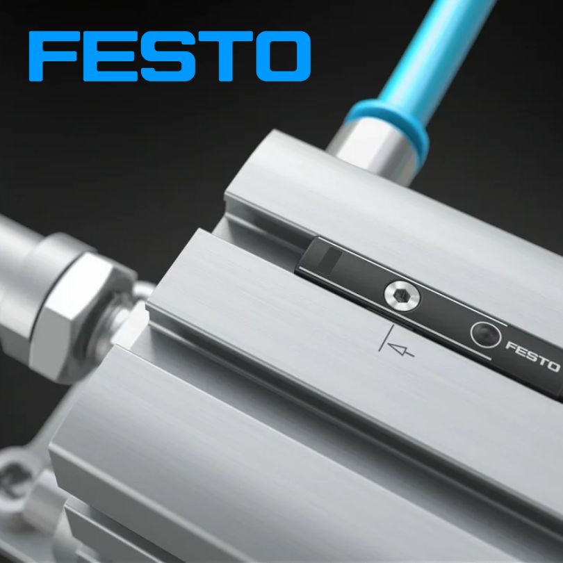 Festo magnētiskie sensori cilindru pozīcijas noteikšanai