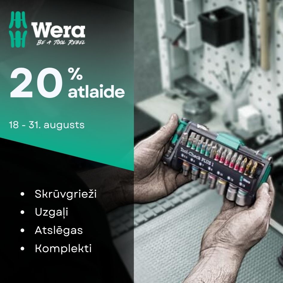 WERA instrumentu īpašais piedāvājums