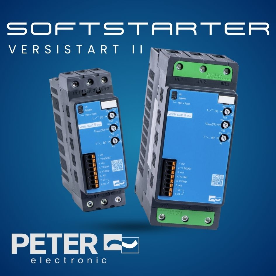 Peter Electronic VersiStart II plus - Jauna softstarteru sērija ar 6–105A diapazonu