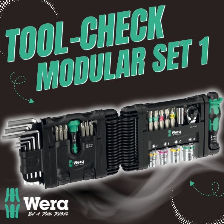 Wera Tool-Check Modular Set 1 - viss nepieciešamais kabatas izmēra komplektā