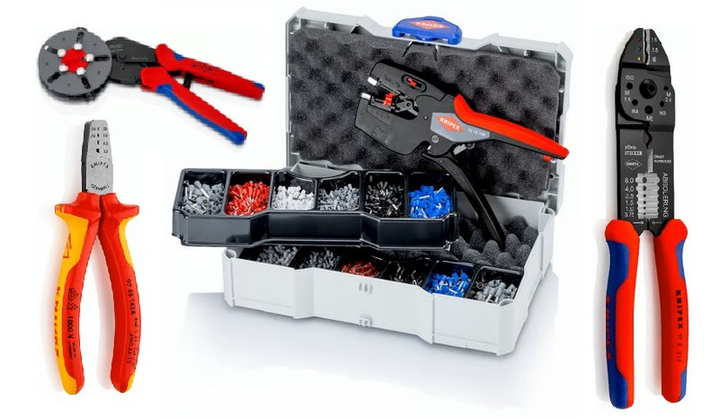 Crimping tongs and tools