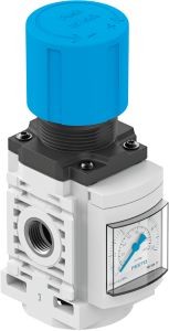 Pressure regulators and filter regulators