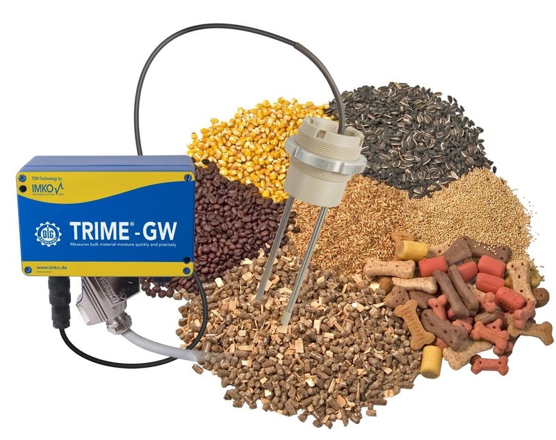 Humidity sensors for bulk substances
