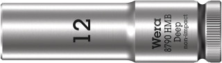 8790 HMB Deep 3/8" socket, 12 x 64 mm, 05004534001 Wera main