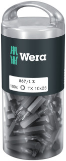 867/1 TORX® DIY 100, TX 10 x 25 mm, 100 pieces, 05072446001 Wera main