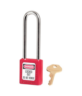 410LTRED | Zenex padlock - Keyed different - Key retaining main