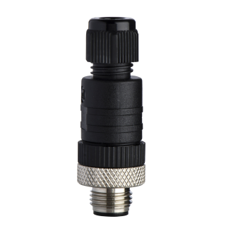 3 Pin 1/2 20Unf Male Straight Connector Xzcc20Mdm30B, XZCC20MDM30B