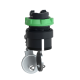 Key selector switch head, Harmony XB5, plastic, black, 22mm, key 455, 3 positions, stay put alt_view_11