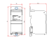 Cu - Main branch term, 1 pole, 160A, 1x70mm², 8x16mm² alt_view_2