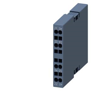 Auxiliary switch lateral, 1 NO+1 NC, current paths: 1 NC, 1 NO for motor cont..., 3RH2911-2DA11, Siemens main