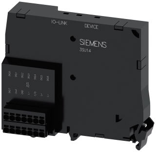 Electronic module for IO-Link, black, 8 inputs/outputs, freely programmable, 3SU1400-1HL10-6AA0, Siemens main