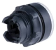 Head for illuminated push button, Harmony XB5, plastic, white flush, 22mm, universal LED, spring return, plain lens alt_view_3