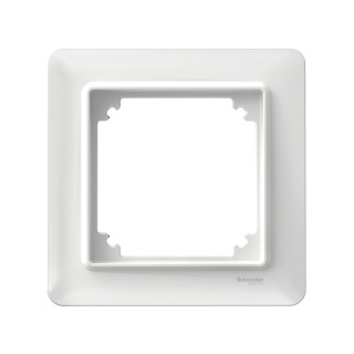 Cover frame, Exxact, Basic, 1 gang, white