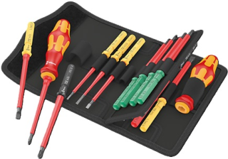 Kraftform Kompakt VDE 17 Universal 1 Tool Finder, 17 предметов, 05006611001 Wera main