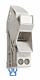 DIN-rail adapter empty for 1 module (SFA)(SFB), RAL7035 main