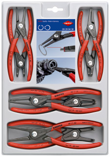 Набор щипцов для стопорных колец, 00 20 04 SB Knipex main