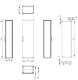 Metāla elektrības sadales skapis 2000 x 600 x 400mm (A x P x Dz), IP55, AC206040 Schrack Technik alt_view_3