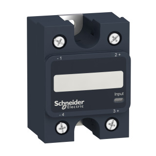 single phase relay, Harmony Solid State Relays, 40A, panel mount, DC switching, thermal pad, input 3.5 to 32V DC, output 1 to 150V DC main