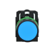 Push button, Harmony XB5, plastic, flush, blue, 22mm, spring return, unmarked, 1NO alt_view_2