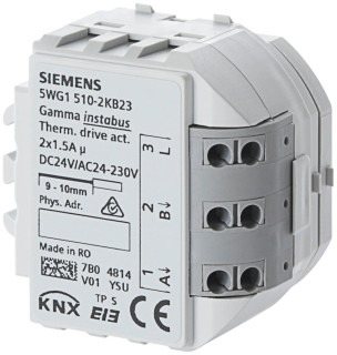 RS 510K23 Termopiedziņas divkāršs izpildmehānisms, Siemens, 5WG1510-2KB23
