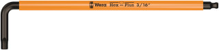 950 SPKL L-key Multicolour, Imperial, 3/16" x 154 mm, 05022634001 Wera main