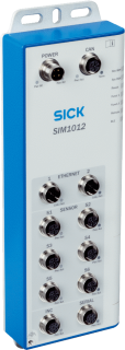 Sensor Integration Gateway SIM1012-0P0G200, IO-Link, USB, Ethernet, Serial, Incremental, 6x M12, 5-PIN, 1098146 Sick main