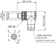 Connector STE-1208-W, 8 PIN, male angled, 2A, 30V, 6…8mm, M12, IP67, 2092036 Sick alt_view_2