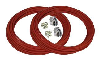 Emergency stop rope pull switches XY2C, XY2CED mounting kit accessories & cable D=5 mm L=2x70m, XY2CZ96140