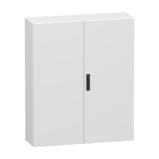 Double plain steel door, PanelSeT CRN, without mounting plate, 1200x1000x300mm, IP55, IK10, RAL7035 main