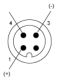 Фотоэлектрический датчик, photo electric laser sensor, XUK, BGS, Sn 1 m, 12...24 VDC, M12, XUK8AKSNM12 alt_view_6