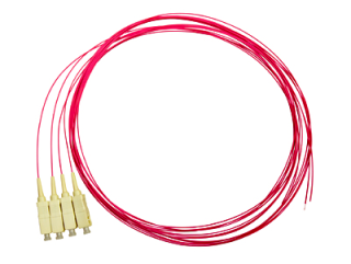FO Pigtail SC, 50/125µm OM4, 2.0m, Easy Strip, violet,4pcs, HLP04C002E Schrack Technik