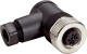 Konektors DOS-1204-W, 4 PIN, mamma leņķiskais, 3A, 250V, 3…6mm, M12, IP67, 6007303 Sick main