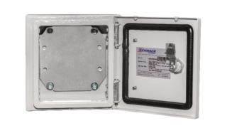 Metal distribution enclosure, 200 x 200 x 155 (H x W x D), IP65, WKT2020150 Schrack Technik main