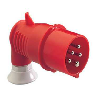 Wander plug, Mureva PK, 90° angled, 32A, 3P+N+E, 400V, IP44 main