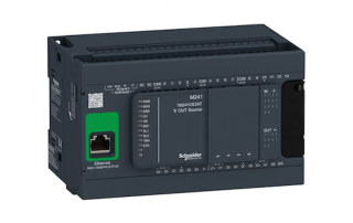 logic controller, Modicon M241, 24 IO, transistor, PNP, Ethernet main