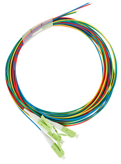 FO Pigtail LC, 50/125æm OM5, 2.0m, Easy Strip, 4pcs, HLP05L042P Schrack Technik