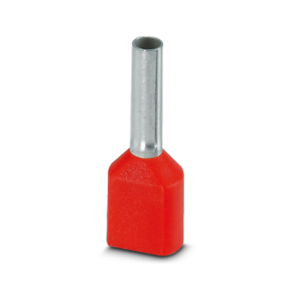 Āderuzgalis 2 x 1 mm2, 8mm, sarkans, MOQ: 100, 3200810, Phoenix Contact main