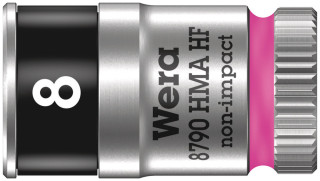 8790 HMA HF Zyklop socket with 1/4" drive with holding function, 8 x 23 mm, 05003723001 Wera main