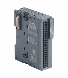 IO analog module, Modicon TM3, 4 inputs, 2 output, screw, 24V DC main