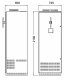Reactive Power Compensation Cabinet 575kVAr, 400 V, 2100x745x600 mm, Std. duty,  RAM4500575400 Trendfin alt_view_3