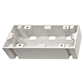 Wallmount-Box W205 x H45 x D80 mm for HSEMDR6W0F, RAL9010, HSEMAP6W3F Schrack Technik