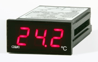 Temperatūras indikators 3 cipari, sarkani, 13mm, PT100, 10…30VDC, 24 x 48 mm, EMT-133-Pt100-LV Czaki main