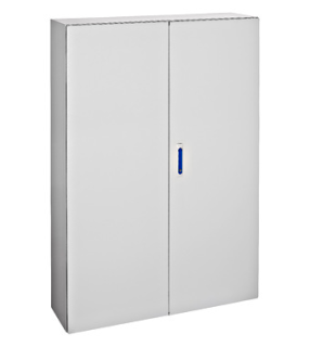 Wall-mounted enclosure 2 doors IP54 H=1400 W=1000 D=300mm main