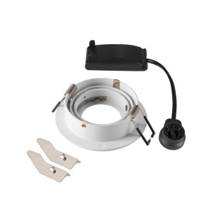 NEW TRIA 75, round, max. 10W GU10, white, LI1007374 Schrack Technik main