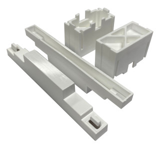 Connection bracket set for 2 x Brick wall BK085 wall boxes, BK085098C Schrack Technik
