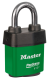 6121GRN | Green Pro Series padlock 6 pin cylinder - boron alloy shackle - Keyed Different main