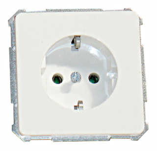 Flush socket-outlet cage clamp cl.white F/S/R break-proof main